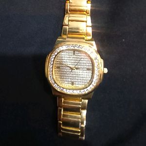 Gold plated dimond watch imported from Dubai