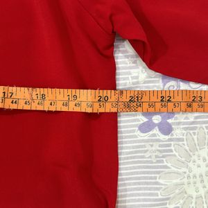 Red Xl Solid Top