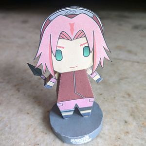 Anime Naruto Shippuden Sakura Chibi Figurine(Paper)