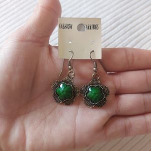 Green Earring