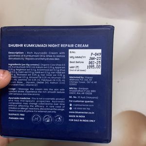 Blue Nector Night Cream