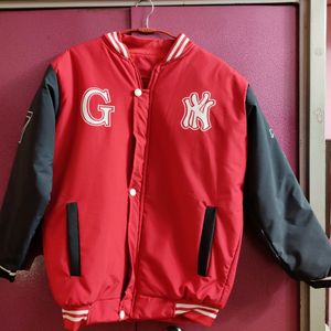 Trending🔥🔥 Versity Jacket  Red And Black Colour