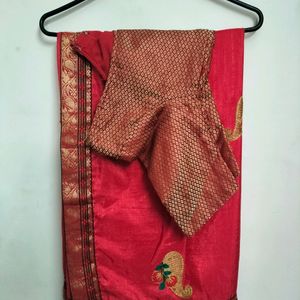 Red Saree New