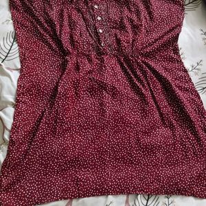 Maroon Colour Top