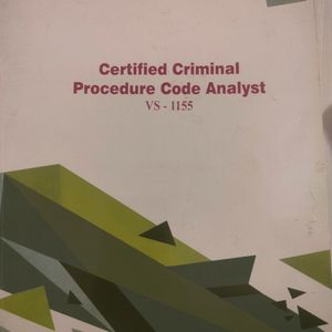 Certified Criminal Procedure Code Analyst