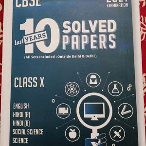 Last Ten Year Solved Question Papers Class 10