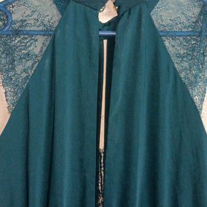 ZARA Fashion Jumpsuit Emerald Green