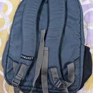 Grey Colored College Bag With Laptop Compartment