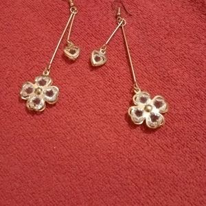 Flower Stone Earrings