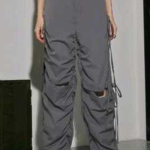 Cut Out Street Style Cargo Pants