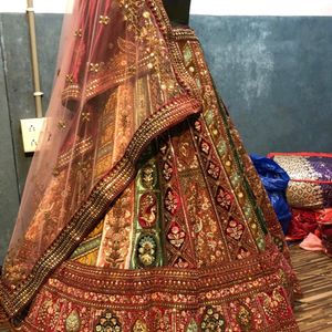 Unstitched Bridal Lehanga Sabyasachi Design