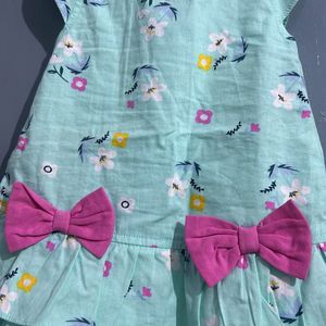 Baby Frock With Beautiful Butterfly’s