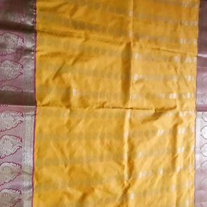 4.50m Yellow New Saree