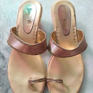 Golden footwear