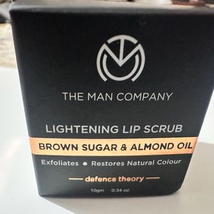 The Man Comapny lightning lip Scrub