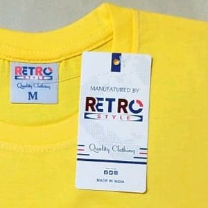 T Shirt Yellow For Men