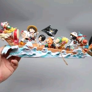 The Straw Hat Pirates Bust Dragon Boat Scene