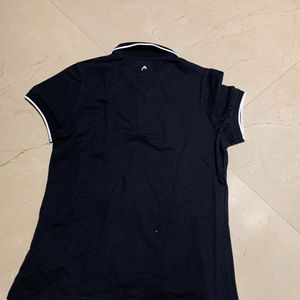 Fixed Price Collared Black T Shirt