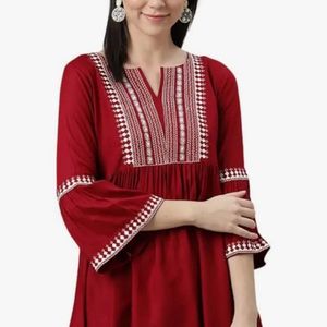 Embroidery Work Kurti Style Top