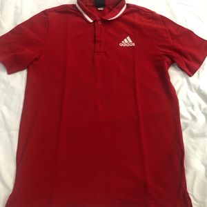 Adidas T-shirt In Mirchi Red Color