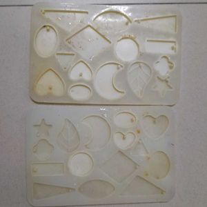 Resin Earing Keychain Mould Silicone