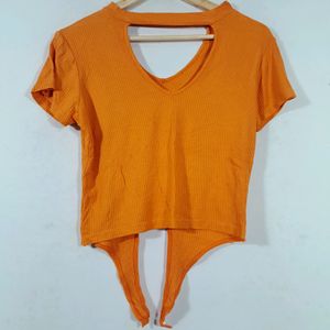 Orange Western Top  ( Women's)