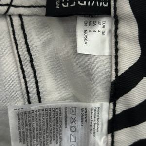 H&M ZEBRA TROUSER JEANS