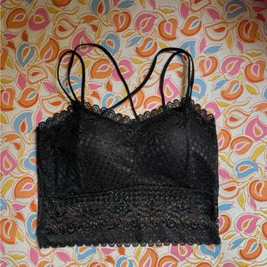 Fancy Net Crop Top