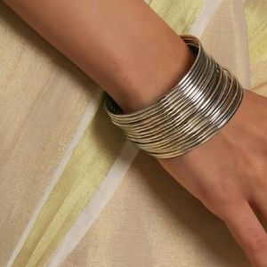 Ethnic Traditional Silver Plated Classic Bangles