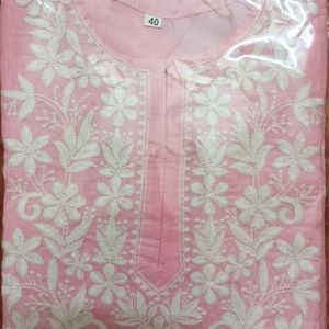 Cotton Chikankari Kurti