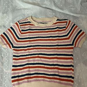 Woollen Net Multicoloured Top