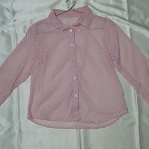 Sheer Pink Shirt