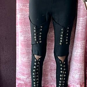 Black Stretchable Jeggings/ Trouser