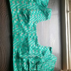 Handloom Cotton Blouse With Lining