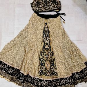 Black & Golden Lehenga