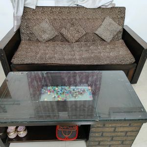 Complete Sofa - Set with Dining/Centre Table