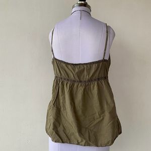 Olive Green Cotton Cami Top!