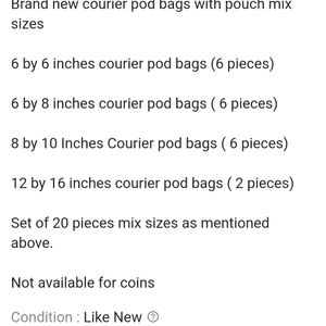 30 Rs Off Brand New Courier Bag With Pod Pouch