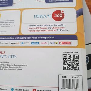 Class 7 One For All Maths Oswal Book