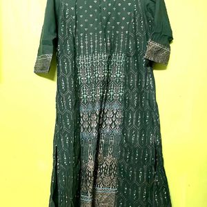 Aurelia Green Kurta For Women