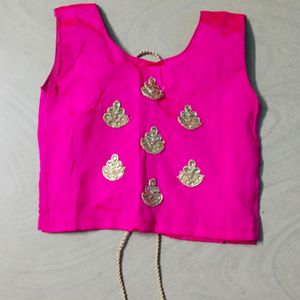 Kerala Traditional Baby Girl Crop Top