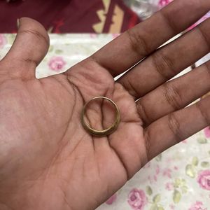 Gold plated ring