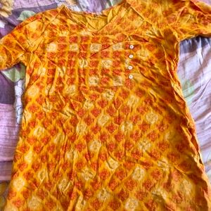 Orange Tunic Size: M