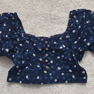 Navy Blue Top With Tag