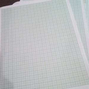 Graph Papers, Maps And Comment Sheets