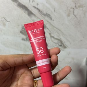 Barrier repair ceramide plus peptide lip balm