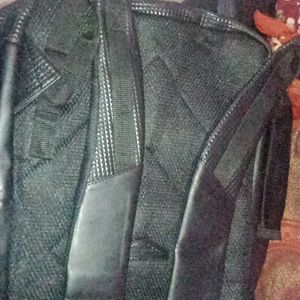 TRENTO HEAVY BLACK PU LEATHER BACKPACK