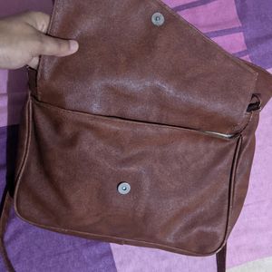 Coffee Brown Sling Bag