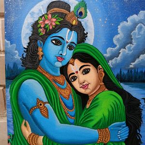 Radha Krishna Painting