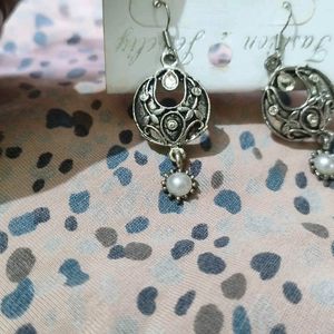 Black Metal Earrings